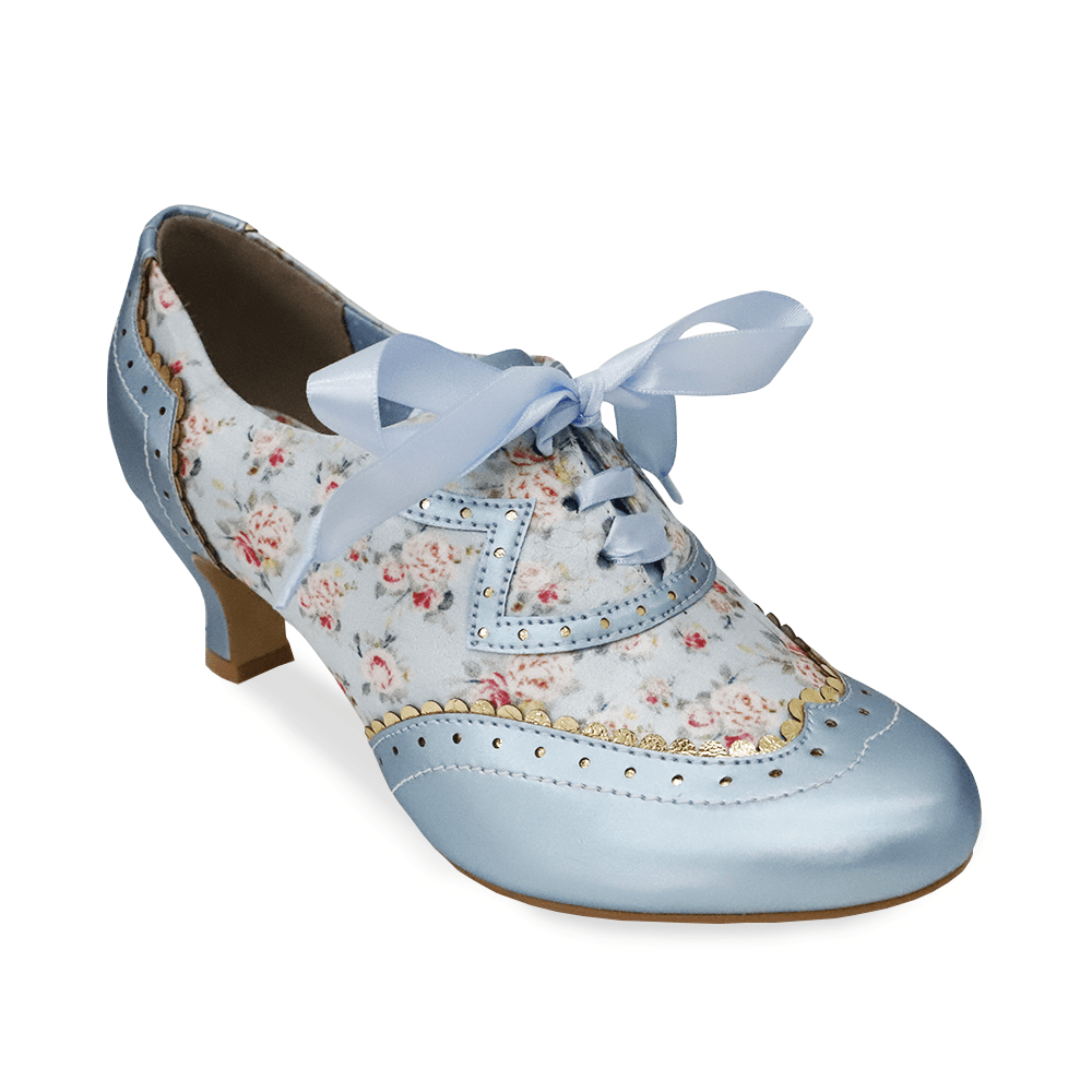 strange love メイド in スペイン Oxford Midi Madeleine Vegan Cetim Epoque Azul - Lolita Pimenta